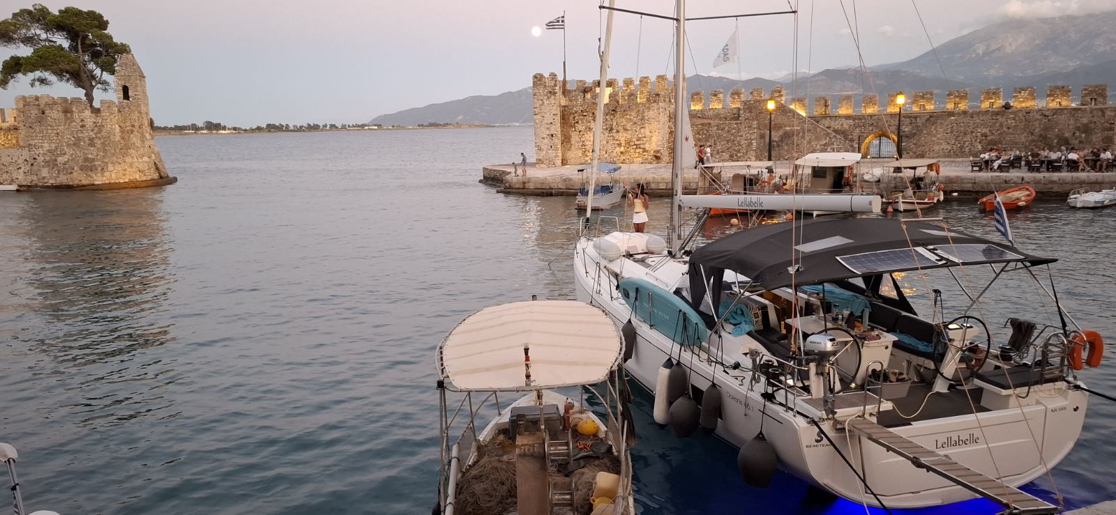 Lella Belle sailing through the Aegean